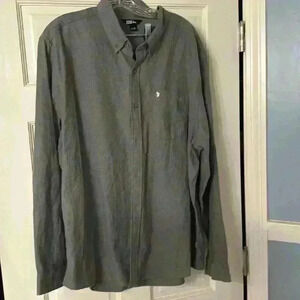 Eddie Bauer- Men’s XXL Button Up Shirt- Gray